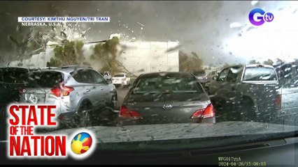 Gusali, winasak ng buhawi | SONA