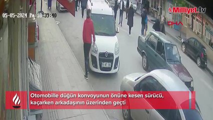 Çorum'da düğün konvoyunun önünü kesti sonrası korkunç