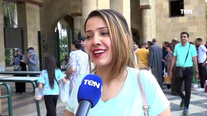 Descargar video: كاميرا TeN تشارك المصريين الاحتفال بشم النسيم من حديقة الأزهر