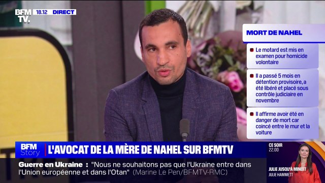 Mort de Nahel: la reconstitution qui a eu lieu hier était sérieuse et précise , affirme Nabil Boudi, avocat de la mère de l'adolescent