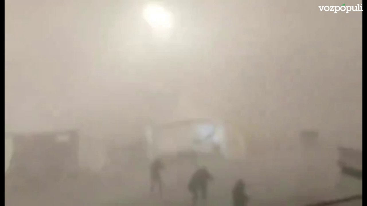 La brutal tormenta que arrasó con las fiestas de Valdemoro
