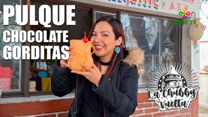 Pulque con avena, chocolate, mezcal y gorditas en "La Flor de Mexquitic" - La Chubby Vuelta de NueveTV
