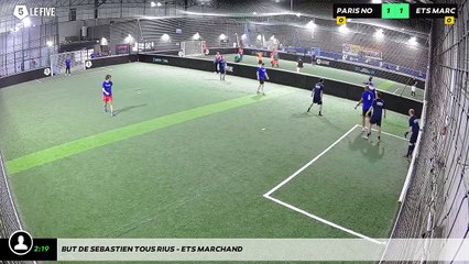 But de Sebastien Tous rius - ETS marchand
