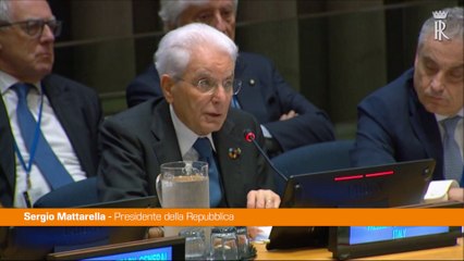 Descargar video: Onu, Mattarella 