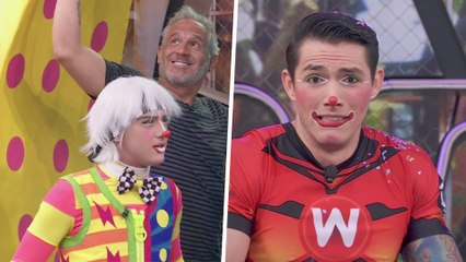 Los Wapayasos no pudieron escapar del confeti en 'Más o Menos'