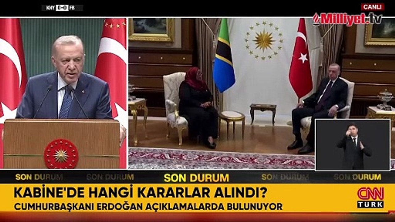 Kabine toplantısı sona erdi! Erdoğan alınan kararları açıklıyor