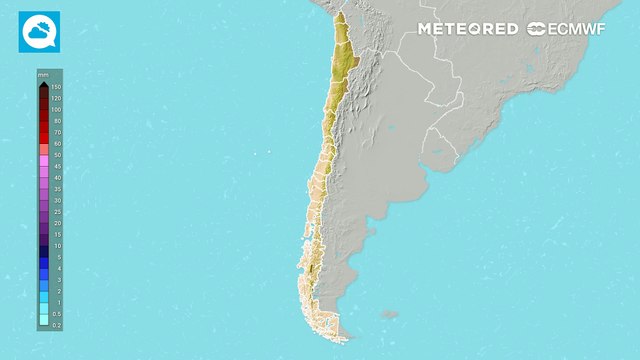 Sistema frontal llegará con lluvias y nieve a Chile central