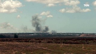 جيش الاحتلال يقصف رفح الفلسطينية  وألسنة الدخان تتصاعد