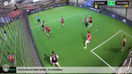 Faute de Antonin  Defer - FC AVESNOIS