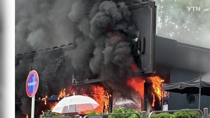 경기도 화성 고깃집에서 화재...손님 1명 연기흡입 / YTN