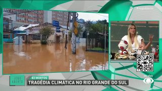 Renata Fan e Chico Garcia se sensibilizam com os estragos das enchentes no Rio Grande do Sul