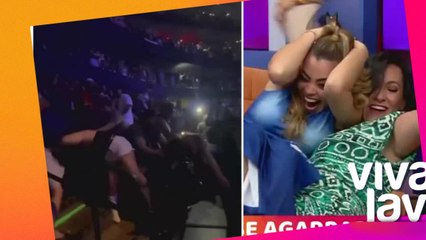 Mujeres se agarran a golpes durante concierto de Bad Bunny