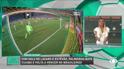 Renata Fan elogia atuação de Estêvão e Lázaro: "garotos estão voando"; Veja análise de Cuiabá e Palmeiras