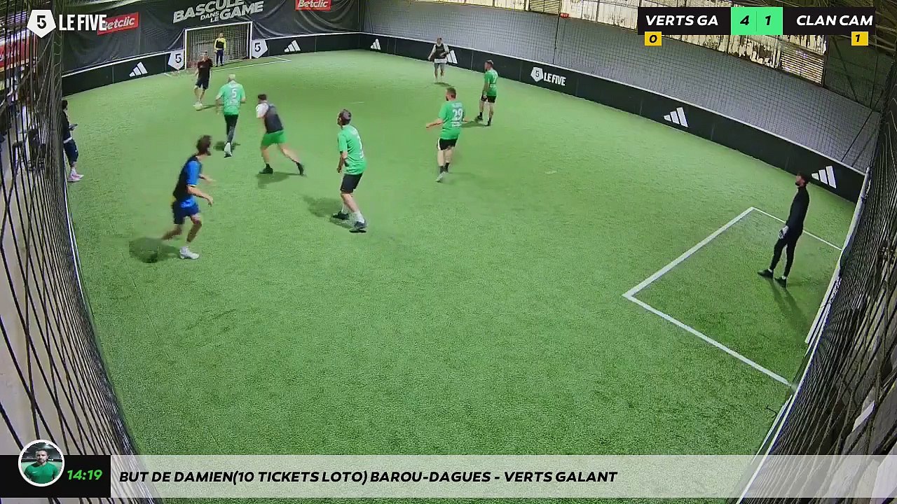 But de Damien(10 tickets LOTO) Barou-dagues - VERTS GALANT