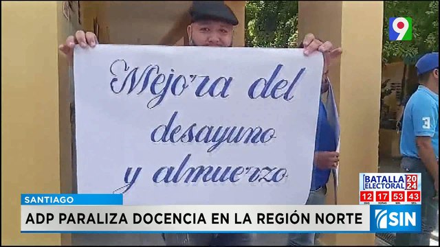Con pancartas y consignas los docentes paralizaron sus labores | Primera Emisión SIN