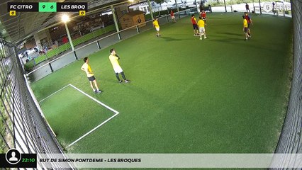 But de Simon Pontdeme - LES BROQUES