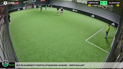 But de Damien(10 tickets LOTO) Barou-dagues - VERTS GALANT