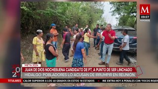 Candidato del PT casi es linchado en la localidad de Pahactla, Hidalgo