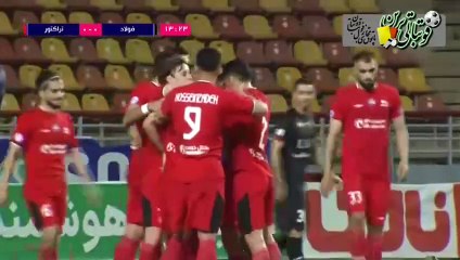 خلاصه بازی فولاد و تراکتور