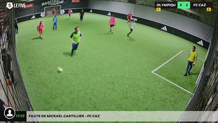 Faute de Mickael Cartillier - FC CAZ