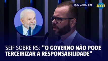 Jorge Seif sobre crise no RS: "O Governo não pode terceirizar a responsabilidade"