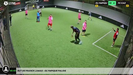 But de Franck Lamas - OLYMPIQUE PALOIS