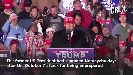 Trump Blasts “Failure” Netanyahu Over October 7 Hamas Attack On Israel, Backs “Good Person” Gantz