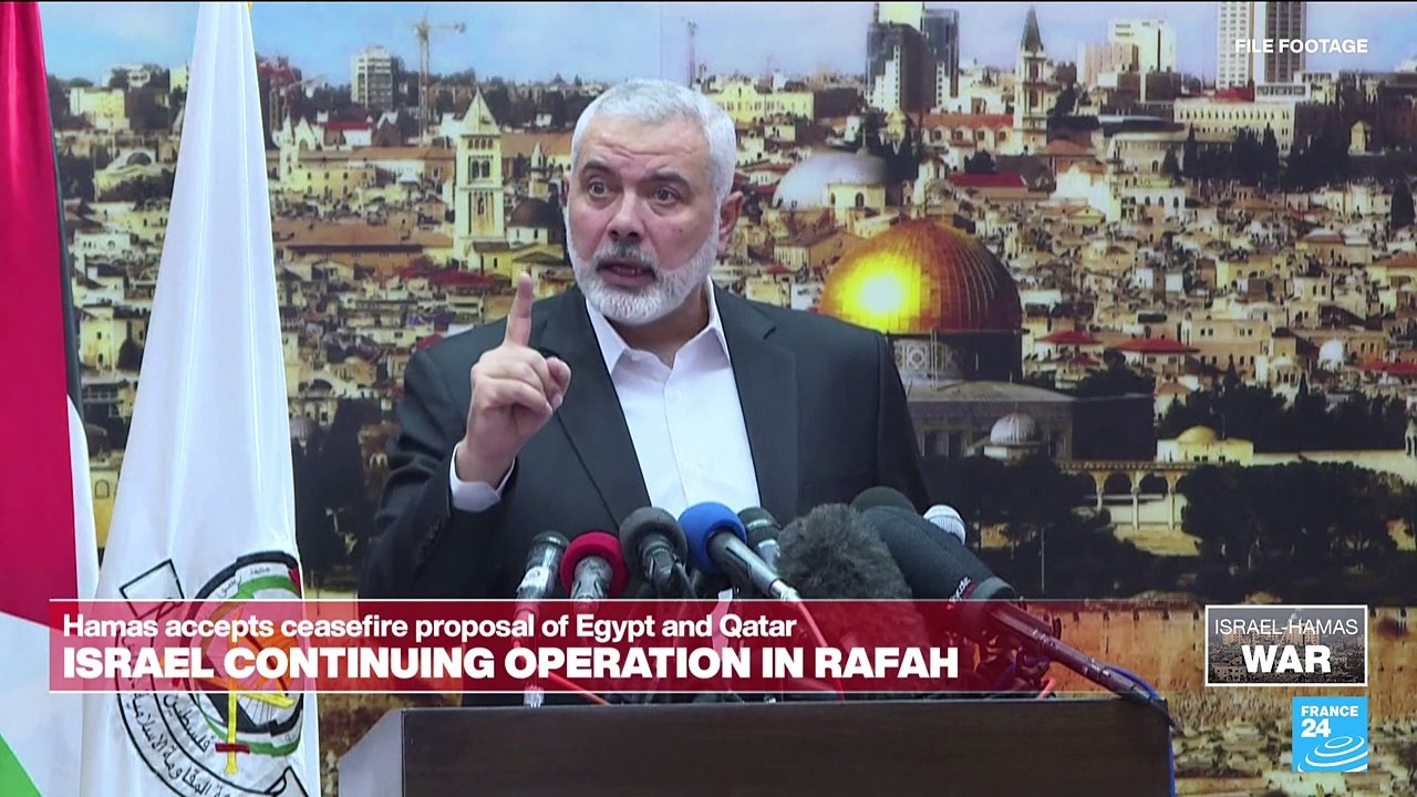 Israel strikes Rafah targets as Hamas accepts a ceasefire proposal negotiated by Qatar and Egypt