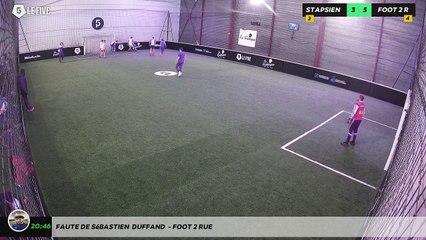 Faute de Sébastien  Duffand  - FOOT 2 RUE