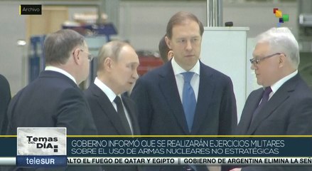 Temas del Día 06-05: Rusia anuncia ejercicios con armas nucleares tras un airado intercambio con políticos occidentales