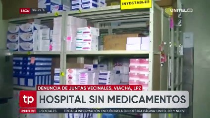 Continúa la escasez de medicamentos: Hospital de Viacha sin algodón y con médicos sin sueldos desde enero