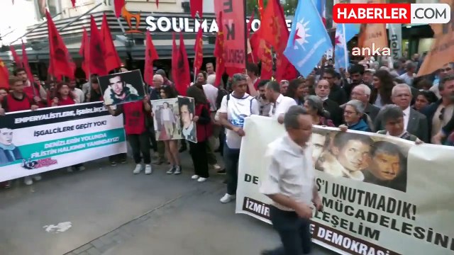 İzmir'de Deniz Gezmiş, Hüseyin İnan ve Yusuf Aslan'ın idam edilişinin 52. yılında basın açıklaması yapıldı