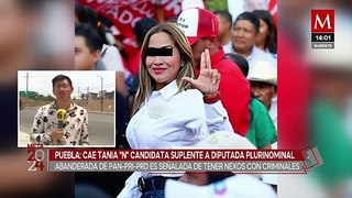 Detienen a Tania 'N', candidata suplente en Puebla, por presuntos nexos con crimen organizado