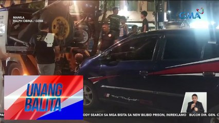 Tatlo, sugatan matapos sumalpok ang isang kotse sa dalawang motorsiklo sa Blumentritt Road | UB