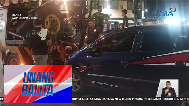 Tatlo, sugatan matapos sumalpok ang isang kotse sa dalawang motorsiklo sa Blumentritt Road | UB