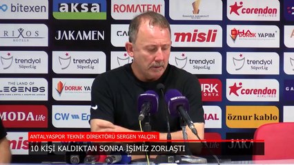Sergen Yalçın'dan maçın hakemine sert eleştiri!