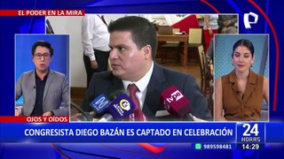 Diego Bazán: Congresista de Avanza País es captado en celebración