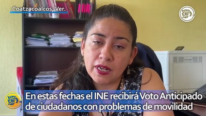 En estas fechas el INE recibirá Voto Anticipado de ciudadanos con problemas de movilidad