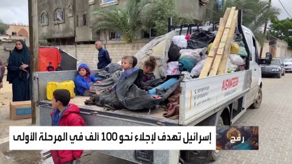 أخبار الساعة | بعد دعوات إسرائيل بالإخلاء.. نازحو شرق رفح يحزمون أمتعتهم في انتظار المجهول