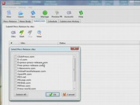 Distributing Press Releases with Press Equalizer
