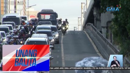 Motorcycle rider na dumaan sa EDSA busway, tumakas matapos masita; 2 pang rider, tiniketan | UB