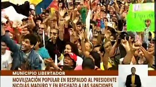 Pueblo de la parroquia Coche se moviliza en respaldo al Presidente Nicolás Maduro