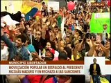 Pueblo de la parroquia Coche se moviliza en respaldo al Presidente Nicolás Maduro