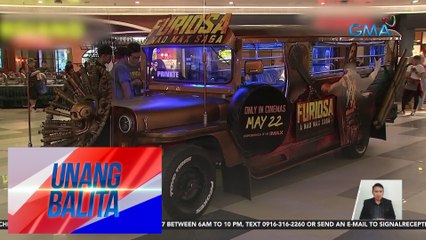 Jeep na may disenyong post-apocalyptic, may pa-libreng sakay sa ilang pasahero | UB