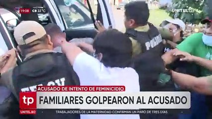 Extranjero detenido por intentar matar a su pareja fue golpeado por familiares de la víctima