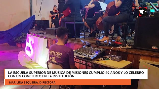 La Escuela Superior de Música de Misiones cumplió 49 años y lo celebró con un concierto en la institución