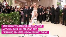 Stars Arrive at Met Gala 2024: Sleeping Beauties: Reawakening Fashion