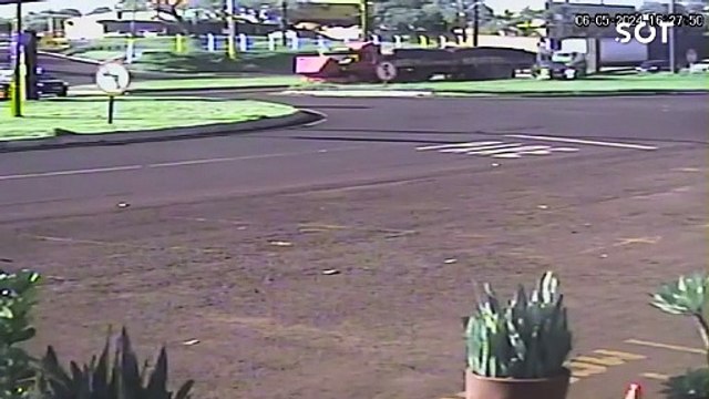 Homem de 27 anos fica ferido em acidente no Trevo da Portal na BR-277 em Cascavel