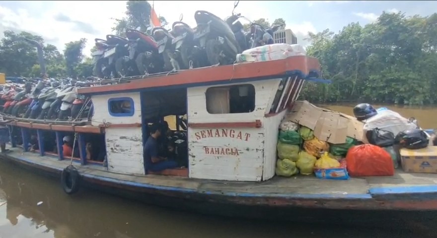 Transportasi Air Masih Menjadi Idola di Kabupaten Kubu Raya