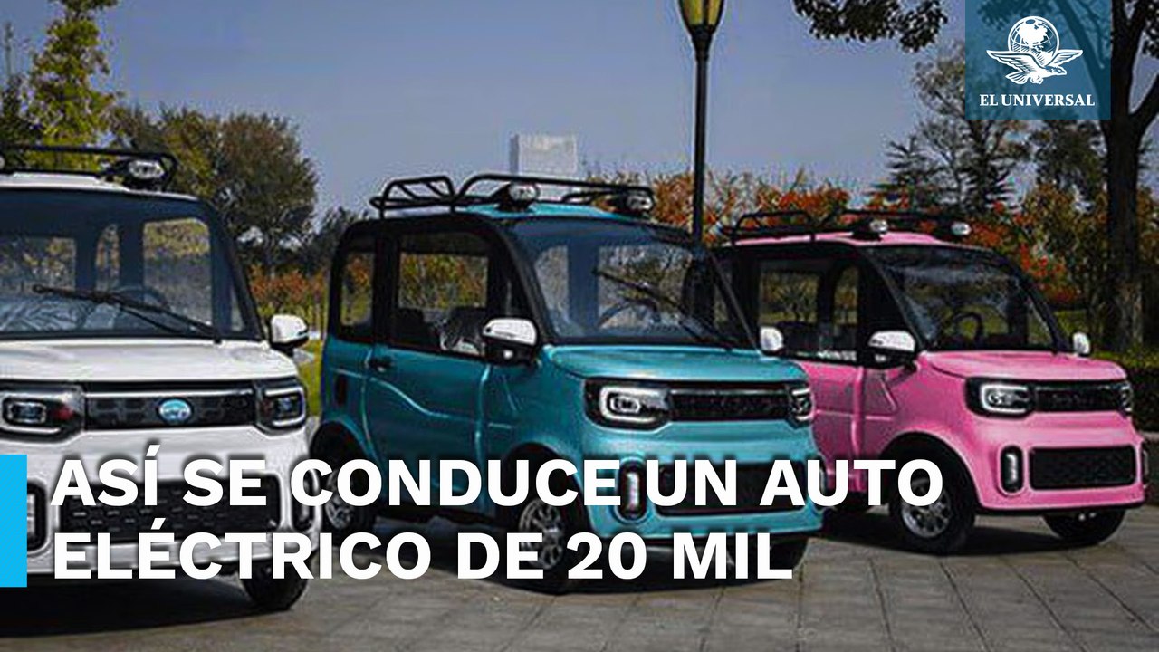 Así funciona el auto eléctrico de 20 mil pesos que ya circula en la CDMX